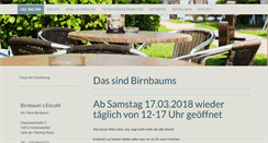 Desktop Screenshot of birnbaums-eiscafe.de