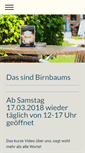 Mobile Screenshot of birnbaums-eiscafe.de